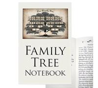 Peosaard Albero genealogico, quaderno di esercizi per albero genealogico 32 pagine 8, 3x5, 8 pollici Quaderno di registrazione vuoto Libri di genealogia per riunioni di Natale, di esercizi