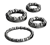 Peosaard Cuscinetti del Movimento Centrale della Bici, Fermo Cuscinetti a Sfera della Bici Movimento Centrale Bicicletta Gabbie per Manovella Ruota Posteriore 4 Pezzi, Gabbie per