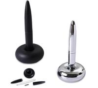 Peosaard Penna al passaggio del mouse da 2 pezzi, penna galleggiante a sospensione magnetica con scrittura, firma estetica aziendale levitante per uffici scolastici, penne a sfera