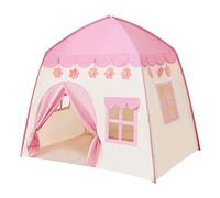 Peosaard Up Tenda da Gioco, Tenda da Gioco per Bambini Castello della Principessa Casetta da delle Fate 51, 18x39, 37x51, 18 Pollici Teepee per Bambini Compleanno per Ragazze, Casetta da delle