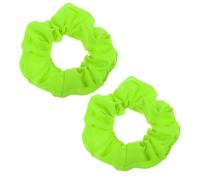 PEOVLVN 2 elastici per capelli fluo, grandi elastici per capelli al neon, elastici per capelli per coda di cavallo, accessori per capelli per donne, abiti per feste e costumi da allenamento (verde)