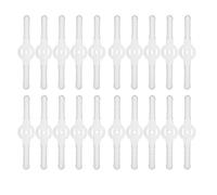 Peowuieu 20 pezzi di plastica tagliaerba lame tagliaerba tagliaerba accessori tagliaerba trimmer batteria trimmer attrezzi giardino