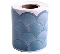 Peowuieu 20M Ombre Blu Capesante Bulletin Board Borders Confini Dritti Classi o Casa Scuola Decorazione