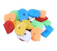 Peowuieu 24 tappi per chiavi con copertura flessibile per chiavi della porta, multicolore