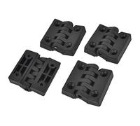 Peowuieu 4 cerniere per ante in plastica, rinforzate, 40 x 40 mm