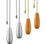 Peowuieu 4 pezzi, catena per ventilatore da soffitto ( e colore)