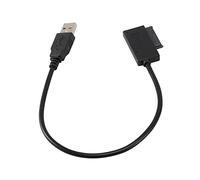 Peowuieu adattatore USB 2.0 a Mini Sata Ii 7 + 6 13Pin adattatore per notebook Cd/DVD Slimline drive