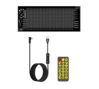 Peowuieu Car LED Logo App LED Matrix Pixel Panel Luce Notturna DIY Display LED Flessibile Programmabile per Auto e Camion