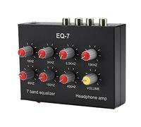 Peowuieu EQ-7 - Equalizzatore audio per auto Rker a 7 bande, equalizzatore audio digitale a 2 canali
