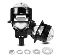 Peowuieu Lente per Proiettore Bi LED da 3 Pollici Luci per H4 H7 9005 9006 10000LM 6000K Fascio Alto e Basso LHD