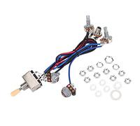 Peowuieu Lp - elettrico per chitarra, 2 T2 V, 500 K, interruttore a 3 vie, con presa per Dual Humbucker Les Pual, colore crema