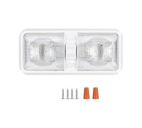 Peowuieu Luci per Interne 12V LED 8W Plafoniera Doppia da Soffitto 600 Lumen Lampada per Rimorchio Barca Auto