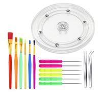 Peowuieu Set di decorazioni per biscotti, 15 pezzi, accessori, piatti girevoli per biscotti, biscotti