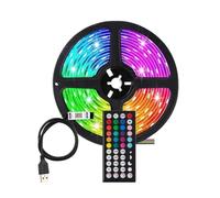 Peowuieu Strisce Luminose A LED da 10 M con A 44 Striscia A LED RGB Bluetooth Luce Flessibile per Le Vacanze di Natale in Casa