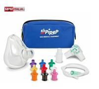 PEP MASK Riabilitazione Muscoli Respiratori Polmonari KIT PIPEP con ManometroECO