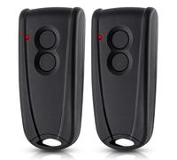 pepape 2 pezzi apriporta del garage telecomando per trasmettitore manuale EcoStar RSC2-433 RSE2-433, compatibile con azionamento per porta del garage Hörmann Liftronic 500/700/800, Portronic D2500