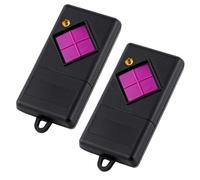 pepape 2 trasmettitori manuali per porta del garage Dickert MAHS433-01, MAHS433-04, S10-433A1L00, S5-433A2L00, compatibile solo con telecomando da garage Dickert 433,92 MHz con 10 interruttori a dip