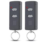 pepape 2 trasmettitori per porta del garage per Hörmann HSE2-40, HS4-40, HSM4-40, compatibile con tasti grigio Hörmann 40,685 MHz Garage telecomando manuale