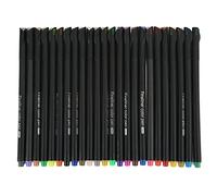 PEPDIMA Set di 24 penne colorate Fineliner Punta sottile 24 colori Design ad acquerello Penne Micro Line Pennarelli per lavori artistici