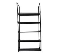 PEPDIMA Sturdy Shoe Shelf Multilayer Shoe Rack Large Capacity Shoe Storage Cabinet for Closet Bedroom Entryway (1 colonna 5 strati)