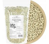 Pepe bianco in grani 100g - spezia aromatica naturale per cucina, ideale per carne pesce e salse, gusto delicato e raffinato per piatti quotidiani