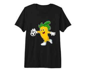 Pepe Calciatore Calcio Sport Maglietta Premium