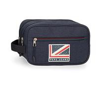 Pepe Jeans Aidan Beauty Due scomparti regolabili blu 26 x 16 x 12 cm Poliestere