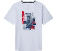 Pepe Jeans Albie T-Shirt, Bianco (Bianco), 14 Anni Bambini e Ragazzi