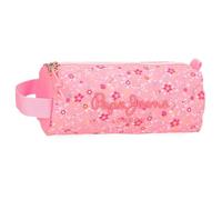 Pepe Jeans Alenka Astuccio scolastico, Dimensioni portarlo nello zaino, in cartella o in borsa di Joumma Bags, Rosa, Taglia unica, Astuccio rotondo