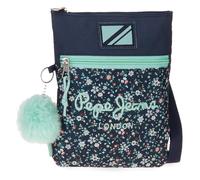 Pepe Jeans Alenka Borsa a tracolla piatta blu 20 x 24 cm Poliestere by Joumma Bags by Joumma Bags, blu, Tracolla piatta