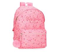 Pepe Jeans Alenka Rosa Zaino Scuola Portatile 15,6 Pollici Rosa 31x42x17,5 cm Poliestere 22,79L