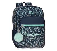 Pepe Jeans Alenka Zaino Scuola Blu 30x40x12 cm Poliestere 14,4L by Joumma Bags, blu, Zaino scuola