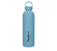 Pepe Jeans Aris Bottiglia in Acciaio Inox Blu 7x26,5x7 cm Acciaio inossidabile by Joumma Bags, blu, Taglia unica, Bottiglia in acciaio inossidabile