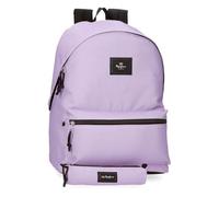 Pepe Jeans Aris Colorful Zaino per laptop 15,6" Doppio scomparto Lilla 31x44x17,5 cm Poliestere by Joumma Bags