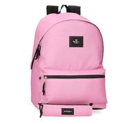 Pepe Jeans Aris Colorful Zaino per laptop 15,6" Doppio scomparto Rosa 31x44x17,5 cm Poliestere by Joumma Bags