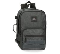 Pepe Jeans Aris Evergreen Zaino da Cabina per Portatile 15,6" Denim 25 x 40 x 20 cm Poliestere by Joumma Bags
