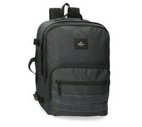 Pepe Jeans Aris Evergreen Zaino da Cabina per Portatile 15,6" Denim 31 x 44 x 20 cm Poliestere by Joumma Bags