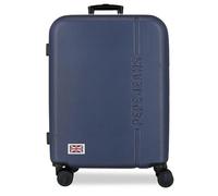 Pepe Jeans Aris Marine Valigia Media 48x68x27 cm Rigido ABS Lucchetto a Combinazione Integrato 72L 3.48kg 4 Doppie Ruote Estensibile di Joumma Bags