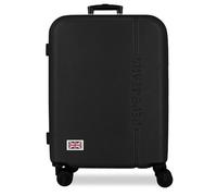 Pepe Jeans Aris Valigia Media Nero 48x68x27 cm Rigido ABS Lucchetto a Combinazione Integrato 72L 3.48kg 4 Doppie Ruote Bagaglio a Mano di Joumma Bags