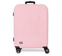 Pepe Jeans Aris Valigia media rosa chiaro 48x68x27 cm Rigida ABS Chiusura a combinazione integrata 72L 3,48kg 4 ruote doppie bagaglio a mano by Joumma Bags