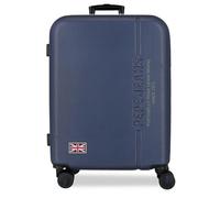 Pepe Jeans Arwin Medium Blu Navy Valigia 48x68x27 cm Rigido ABS Combination Closure 72L 3.48kg 4 Doppie Ruote Estensibile di Joumma Bags