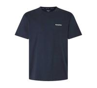 Pepe Jeans Maglietta 'AXEL' navy / bianco, Taglia M
