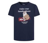 Pepe Jeans Axel Tee T-Shirt, Blu (Dulwich Blue), M Uomo