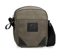 Pepe Jeans Barkston Borsa da corriere Verde 15x19,5x6 cm Cotone, Poliestere e poliuretano., multicolore (multicolore), Taglia unica, Tracolla