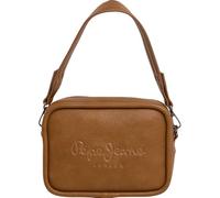 Pepe Jeans Bassy Code Shoulder Bag Marrone