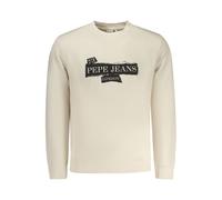 Pepe Jeans Beige Cotton Men Sweatshirt - M
