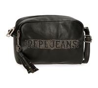 Pepe Jeans Bera Borsa a tracolla nera 21 x 15 x 9 cm Pelle sintetica by Joumma Bags