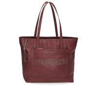 Pepe Jeans Bera Borsa Tote Viola 34x32x14 cm Pelle sintetica by Joumma Bags