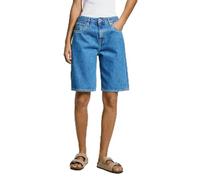 Pepe Jeans Bermuda Short HW Pantaloncini, Blu (Denim-Nd3), 32W Donna