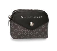 Pepe Jeans Bethany Portafogli e portamonete in similpelle, nero, verde, diverse misure, Nero, taglia unica, Borsa rotonda